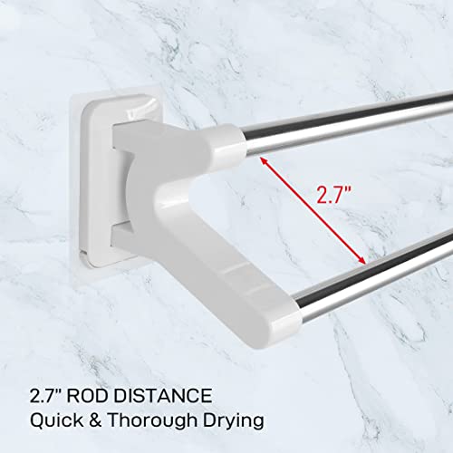 22-Inch Double Bath Towel Bar Wall Mounted Towel Holder, Sus304 Stainless Steel Towel Rack For Bathroom #TOP4