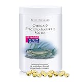 Sanct Bernhard Omega-3 Fischöl-Kapseln 500 mg XXL Sparpackung 1000 Kapseln