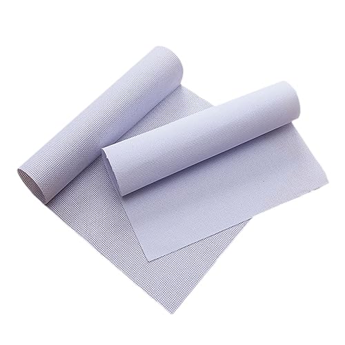 ARTIBETTER 6pcs Embroidery Base Fabric Cross Stitch Fabric Cross Stitch Cloth Cotton Cloth White
