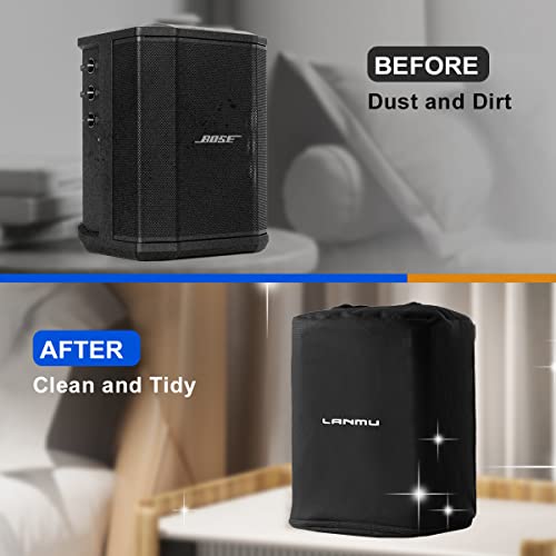 Lanmu Cover Compatible With Bose S1 Pro, Slip Cover Case With Bottom Coverage For Portable Bluetooth Speaker System, Keep The Dust Off #TOP1