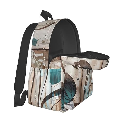 Sac à dos pour garçons et filles motif fleurs original - 5