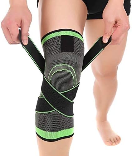 Knee Wraps, Heavy Duty Elastic Compression Knee Support, Perfect For Squats, Powerlifting, Olympic Lifting And Crossfit - Pack Of 1, Free Size