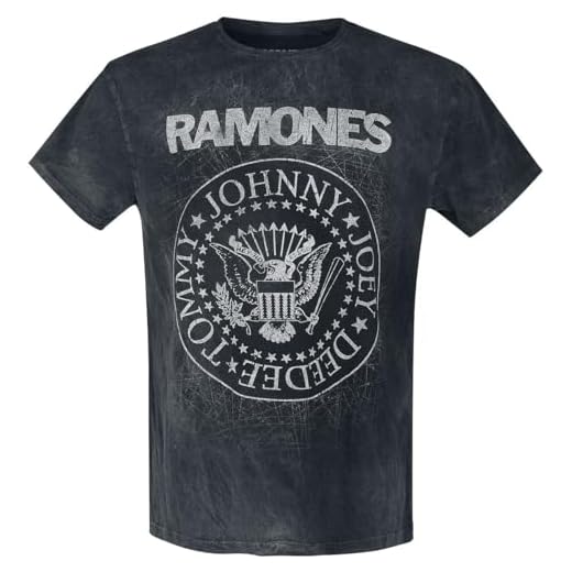 Ramones Hey Ho Let's Go Hombre Camiseta Negro 3XL 100% algodón Vorne Bedruckt, Hinten Bedruckt Regular
