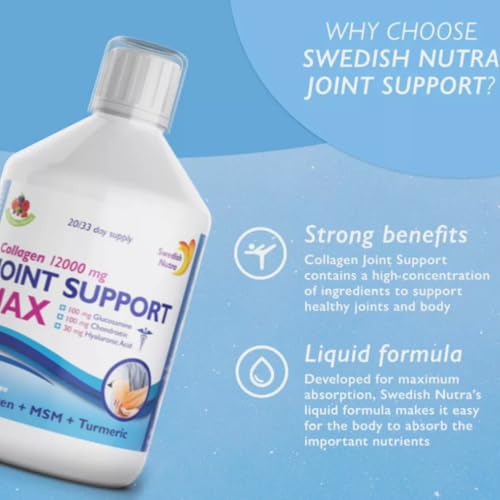 Collagen 12000mg Joint Support Max S.NutraSupplements Berry Flavoured, 500ml