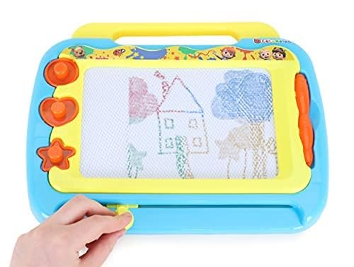 Toyland Tavolo da Disegno Magnetico Cocomelon con timbri - Giocattoli creativi per Bambini - Adatto per 3 Anni +