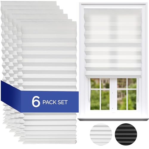Temposhade Light Filtering Temporary Blinds - 6 Pack (110g sqm) | 91.4cm Wide...