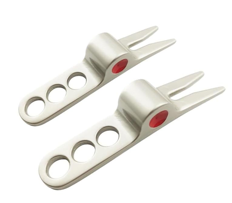 Outil de réparation de divot Scotty de golf Jowxsx argenté au design élégant et finition soignée