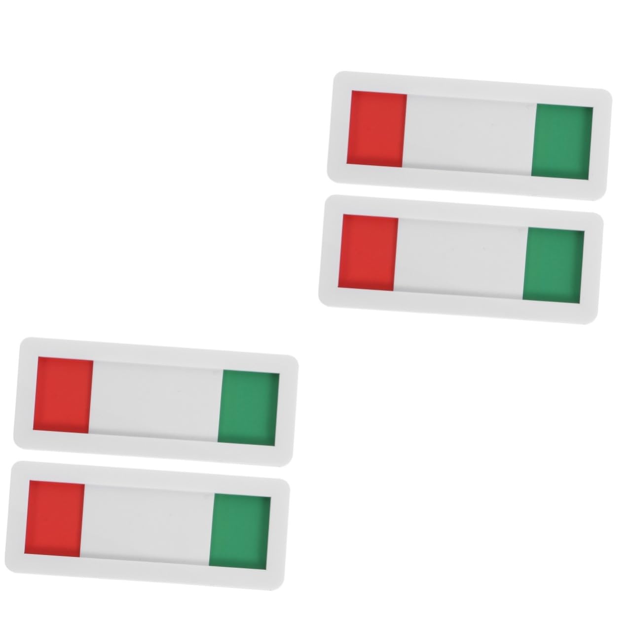 4 Pcs Creative Signage Vacant Stop Status Do Not Disturb Door Sign Ne Digital Open and Closed Sign Blank Flag Away Conference Room Use Sign Hanger Knock Signs Privacy Sign Acrylic