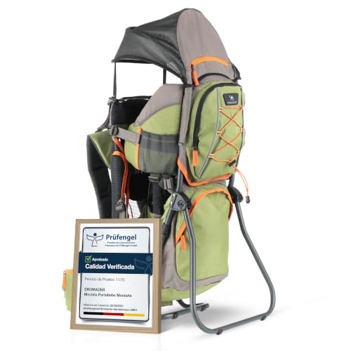 DROMADER Mochila Portabebé Montaña | Portabebés Senderismo con Visera