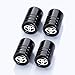 HEY KAULOR 5 Pcs Metal Car Wheel Tire Valve Stem Caps for Toyota with Key Chain Styling Decoration Accessories