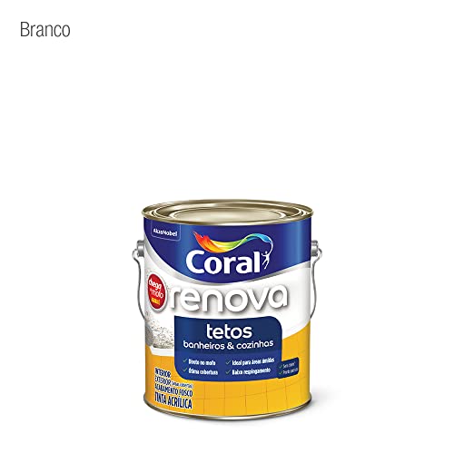 RENOVA TETOS BRANCO 3,6L - CORAL