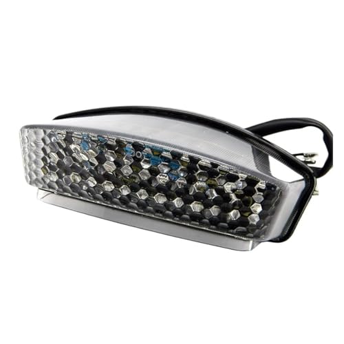 Clignotant de frein arriere de moto transparent pour Monster 600 900 1998
