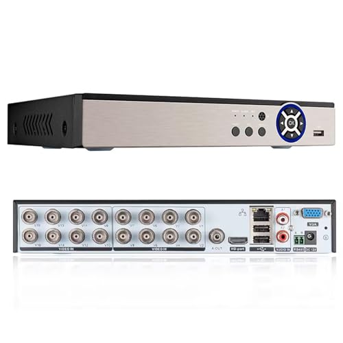 DVR Videovigilancia 5 Mpx 16 canales profesional