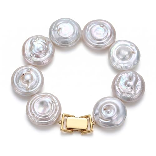 Bracelet de perles baroques style Roman Holiday pour look été