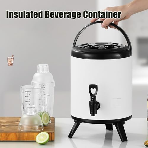 Dispensador de bebidas frío y calor con aislamiento de gran capacidad 8
