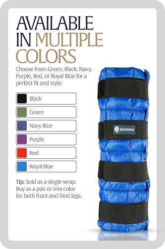Image of Equinavia Cool Relief Therapy Equine Ice Boots for Horses-Gel Cooling Wraps | Reusable Horse Ice Boots, Soothing Ice Wraps for Horses Recovery Cool Gel for Tendons and Ligaments Soreness After Exercise