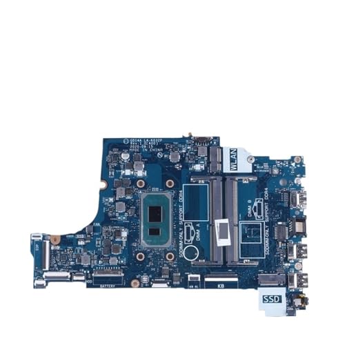 Carte mère for Ordinateur Portable Dell,Vostro 3400 3500 Inspiron 3501, LA-K032P 07HC6F 06PGNJ I3...