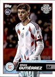 2023 Topps Major League Soccer - MLS - #15 Brian Gutierrez Chicago Fire Soccer Card - Sportscard Superstore