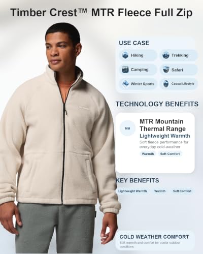 Image of Columbia Men Timber Crest MTR Full Zip Jacket upto 15c