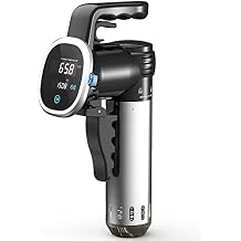 Sous Vide Cooker, Ultra-quiet Sous Vide Immersion Circulator,850W Sous Vide Machines with Digital Timer for Accurate Temperature, Stainless Steel
