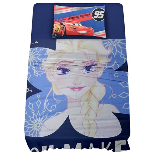 Image of Unique Random Corton Print Single Cotton Bedsheet - Soft, Breathable & Durable Bed Linen for a Comfortable Sleep