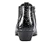 Amali Jasper Men's Fashion Ankle Boots Side Zipper Crocodile Alligator Print Pointed Toe - Black, Size 15