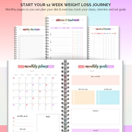 12 Month Weight Loss Journal