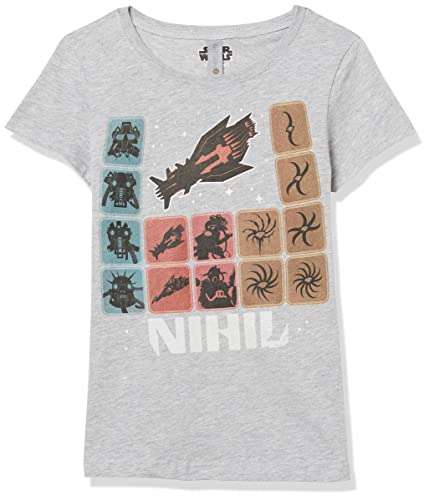 T-shirt Star Wars fille tableau Nihil gris L : fini les imprimés qui s'effacent au lavage