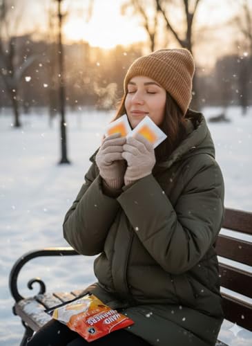 Image of Hand Warmers Heat Pouch - Self Heating Warmer Heat Pad | Heating Patch for Winters Trips | Portable Heater for Travel | Heat Patches for Winter | Winter Essentials for Men & Women (Pack of 5)