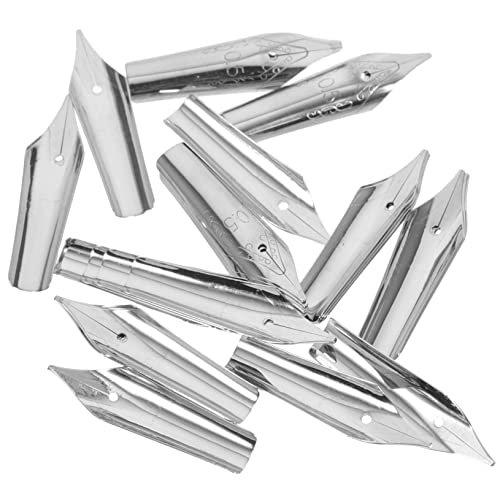 HOODANCOS 30pcs Set Replacement Fountain Pen Nibs Tips for Smooth Writing for Practice and Daily Use Compatible with Various Calligraphy Pens