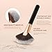 Docolor Fan Brush Finishing Powder Brush Multi-use Brush For Face and body Professional Highlighting Blush powder Bronzer Cheekbones Make Up Brushes Perfect For Spray Tan Powder Synthetic Hair Soft