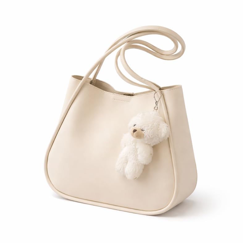 GARUN HOME Tote Women Handbag with Teddy Charm | Stylish Shoulder Bag for Women & Girls | PU Leather Tote Bag for Office, ... - Review, Price and Buying Guide