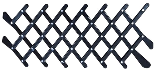 Frischluftgitter für Auto Fensterscheibe Hundeschutzgitter Trenngitter für Seitenscheibe Schwarz