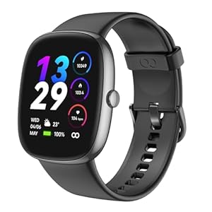 Fitness Tracker Watch with 24/7 Heart Rate Blood Oxygen Monitor, 1.69″ Large Screen Activity Tracker with Pedometer, Sleep Monitor, Calories & Step Counter, Sports Smart Watch for Women Men