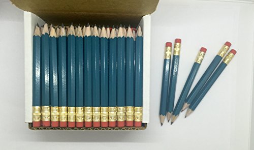 Lápices de grafito hexagonales 72 unidades con borrador miniatura 2