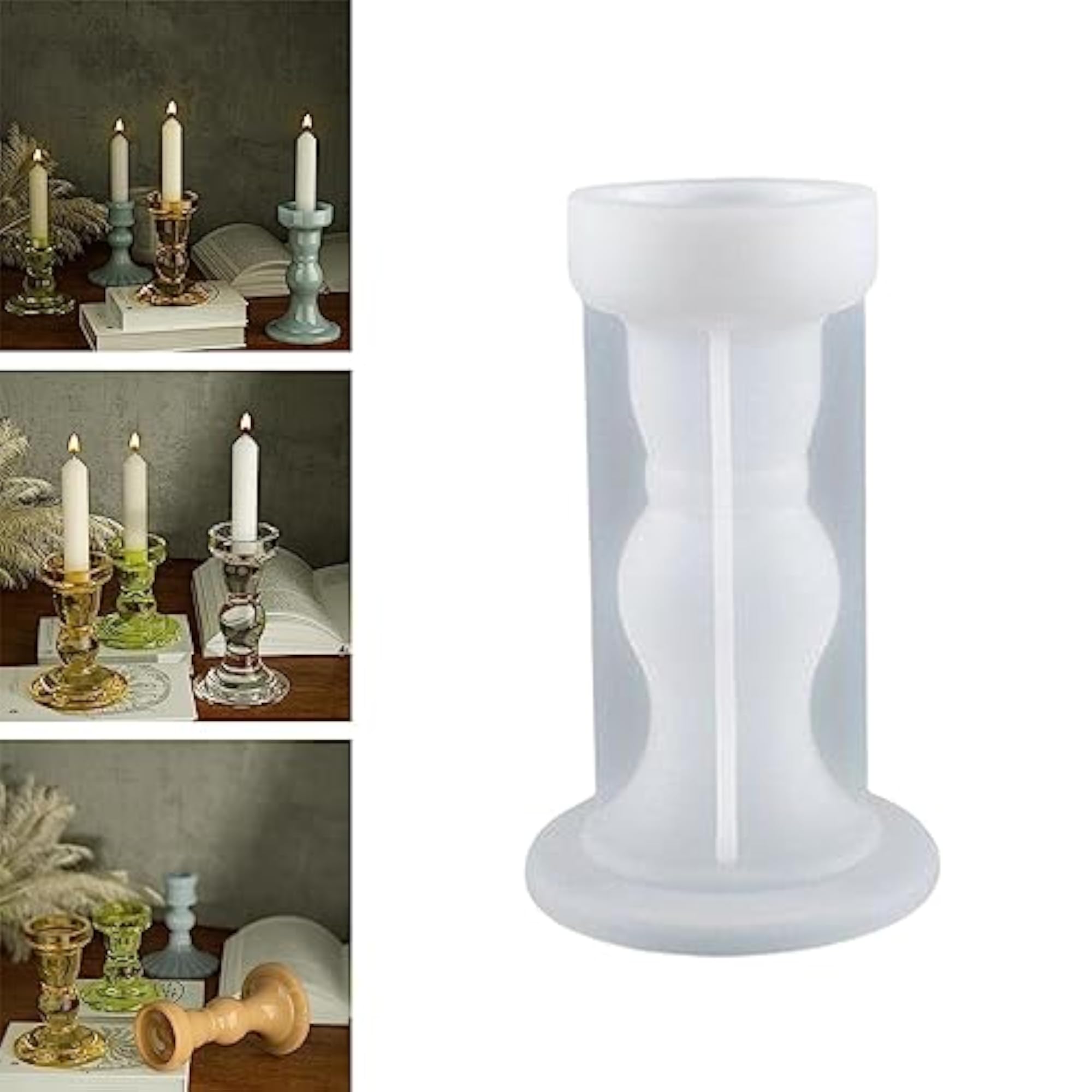 Silicone Candle Holder Model for DIY Projects