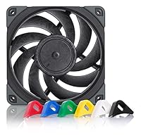 Noctua NF-A12x25 PWM chromax.black.swap, Leiser Premium Lüfter, 4-Pin (120mm, Schwarz)