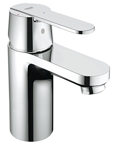 GROHE Get - Einhand-Waschtischarmatur (wassersparend, Einlochmontage, S-Size), chrom, 23586000 Silber