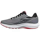 Saucony Women's Cohesion 16 Sneaker, Concrete/Ember, 9.5