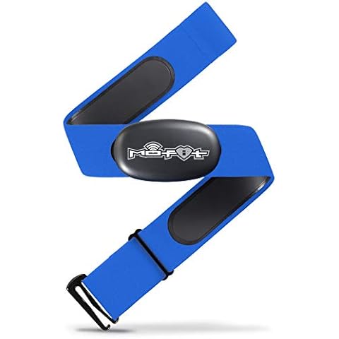 Mo-Fit Heart Rate Monitor Chest Strap for Garmin, Apple, Android, Peloton, Zwift, Strava, ANT+ and Most Bluetooth 4.0 Enabled Fitness Devices Cover