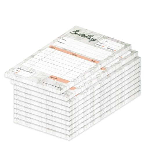 PRICARO Bestellannahmeblock \"Naturals\", A6, 10 Stück PRICARO Bestellannahmeblock \"Naturals\", A6, 10 Stück