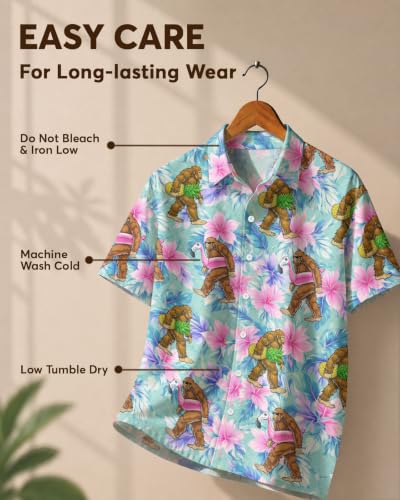 Image of 99TIMORO Funny Movie Mens Hawaiian Shirts Button Down Short Sleeve