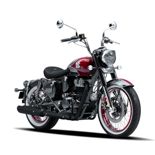 Image of Royal Enfield Goan Classic 350 with Disc & Spoke Wheels Motorcycle (Rave Red) Booking for Ex-Showroom Price
