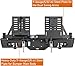 Hooke Road KarooCargo Rear Bumper for 2020-2025 Jeep Gladiator JT, Rock Crawler Bumper with Dual Swing Arms, Spare Tire Carrier, 5.3-Gallon Jerry Can Holder