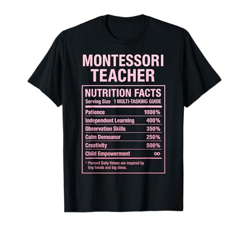 Fatti dell"insegnante Montessori Maglietta