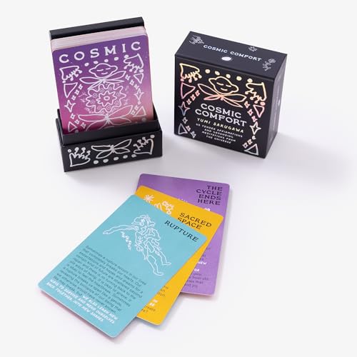 Image of Cosmic Comfort: 50 Tender Affirmations and Grounding Meditations from the Universe: Meditation Cards
