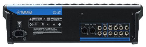 Image of Yamaha MG20 20-Input 6-Bus Mixer,Black