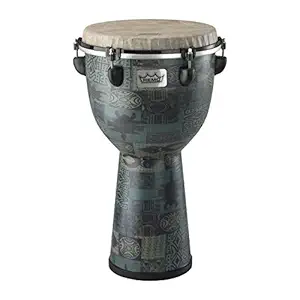 Remo DJ-6112-32 Apex Djembe Drum - Green Kinte, 12