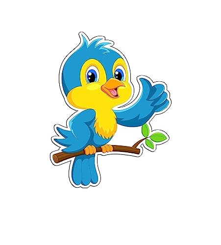 Image of Fridge Magnet Cute Bird Decorative Magnet for Refrigerator, Home, Kitchen and Office Decoration Multicolor