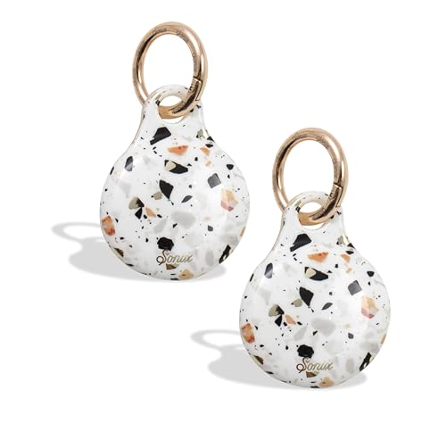 Image of Sonix Cases for Apple AirTags with Keychain (Terrazzo Confetti) 2-Pack